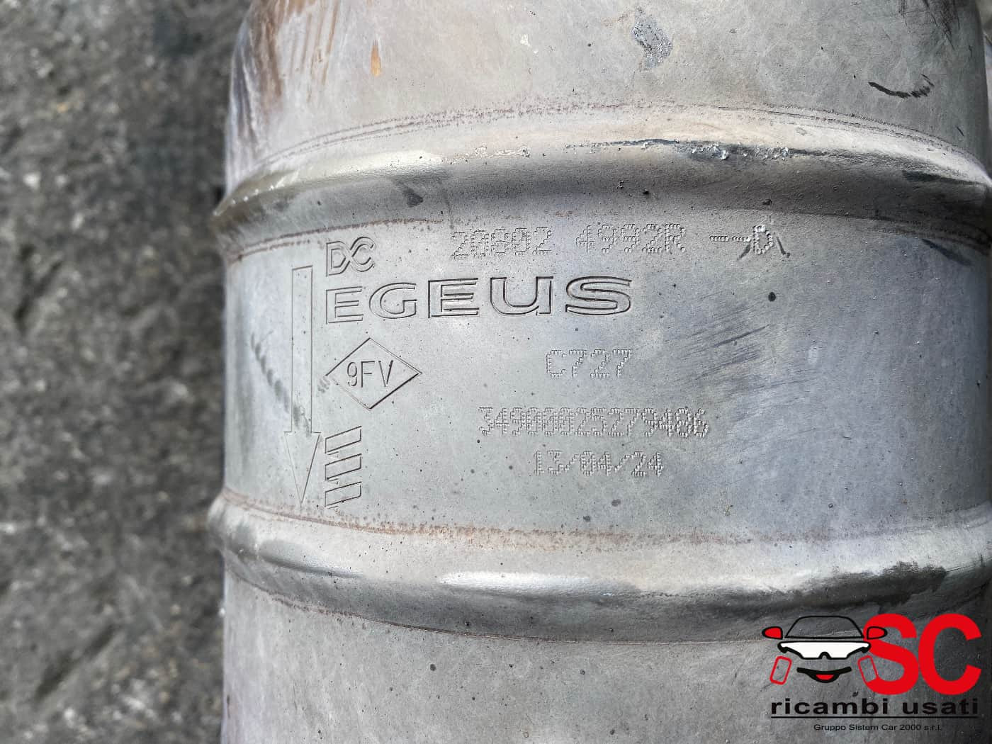 MARMITTA COMPLETA DI TERMINALE SCARICO DACIA Jogger Serie 208024992R (21>)