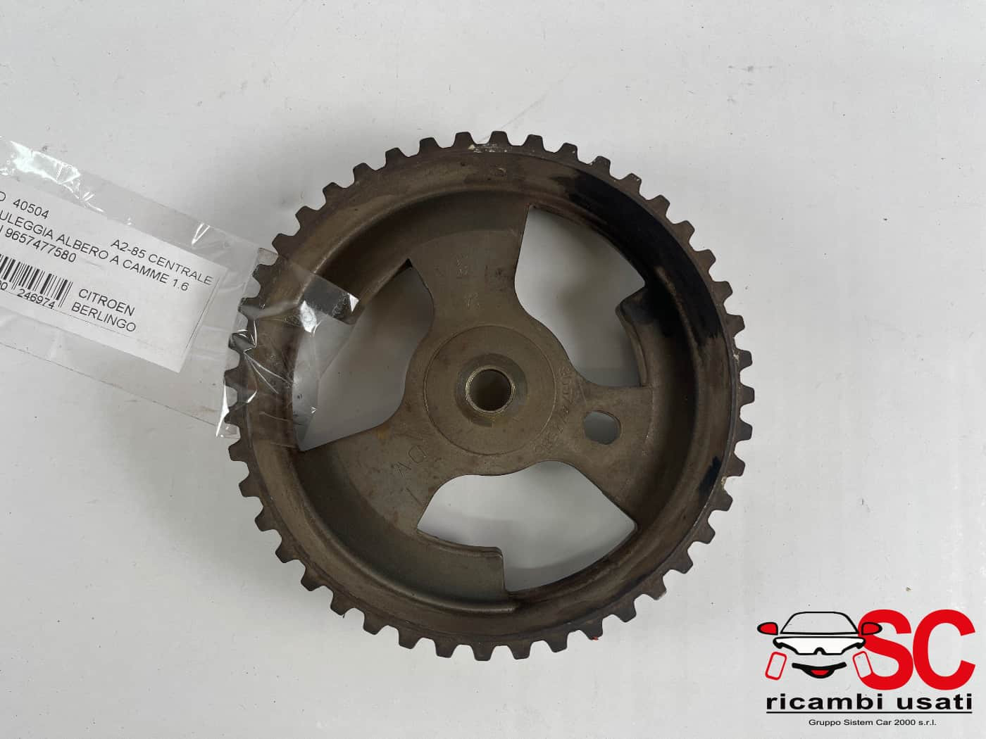 9657477580 9657477580 PULEGGIA ALBERO MOTORE CITROEN Berlingo 2° Serie diesel