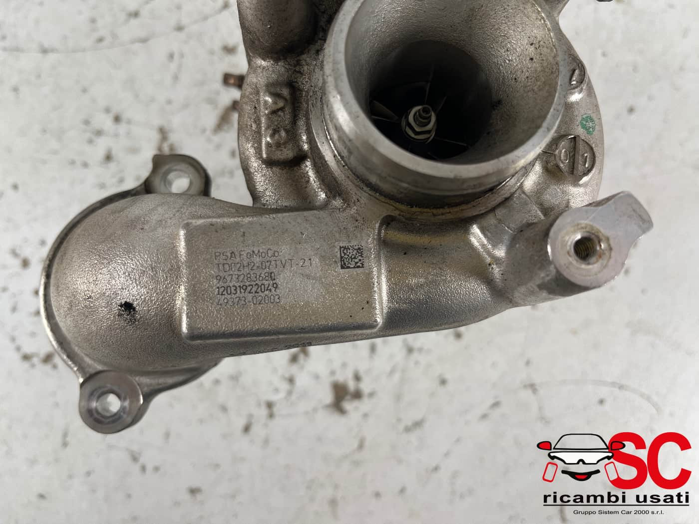 9673283680 TURBINA PEUGEOT 208 Serie diesel