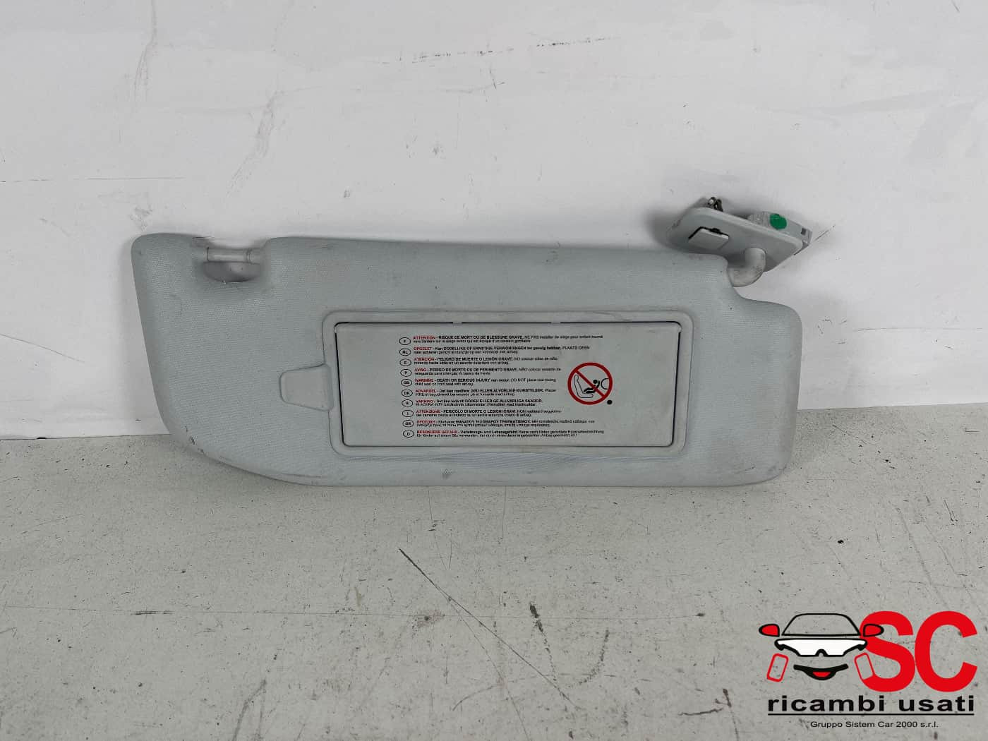 PARASOLE ALETTA LATO PASSEGGERO PEUGEOT 208 Serie (12>19)