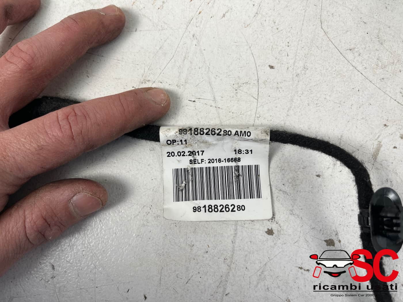 9818825780 9818825780 CABLAGGIO PEUGEOT 3008 Serie diesel