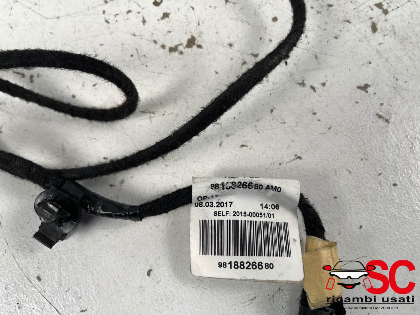 9818825780 9818825780 CABLAGGIO PEUGEOT 3008 Serie diesel