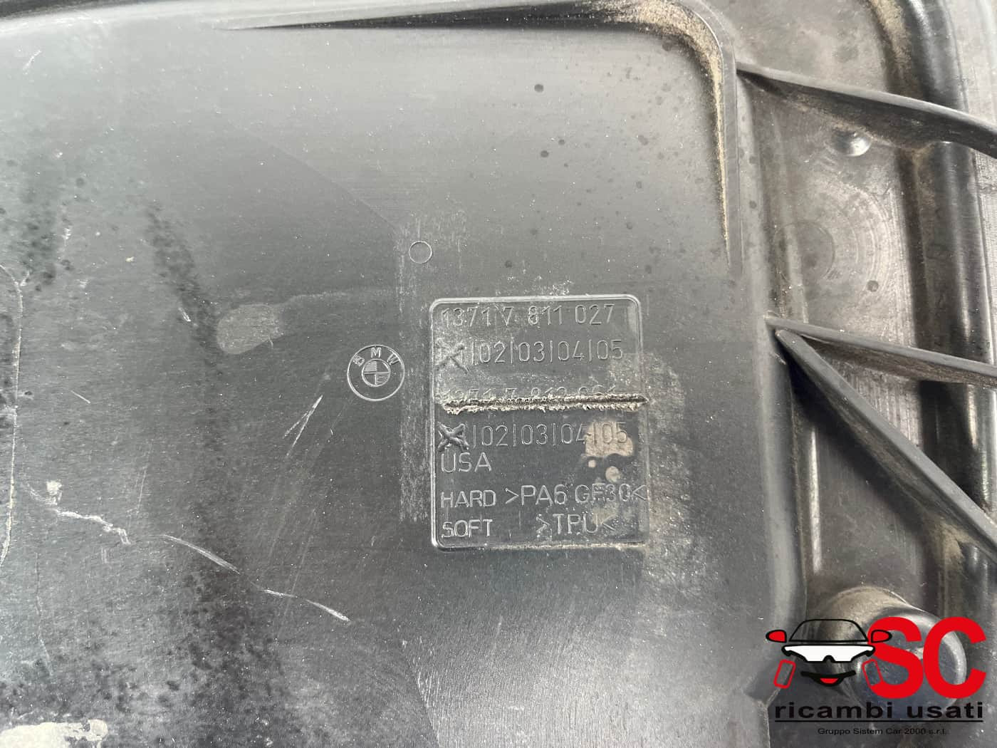 13717811027 BOX SCATOLA FILTRO ARIA BMW X3 2° Serie diesel