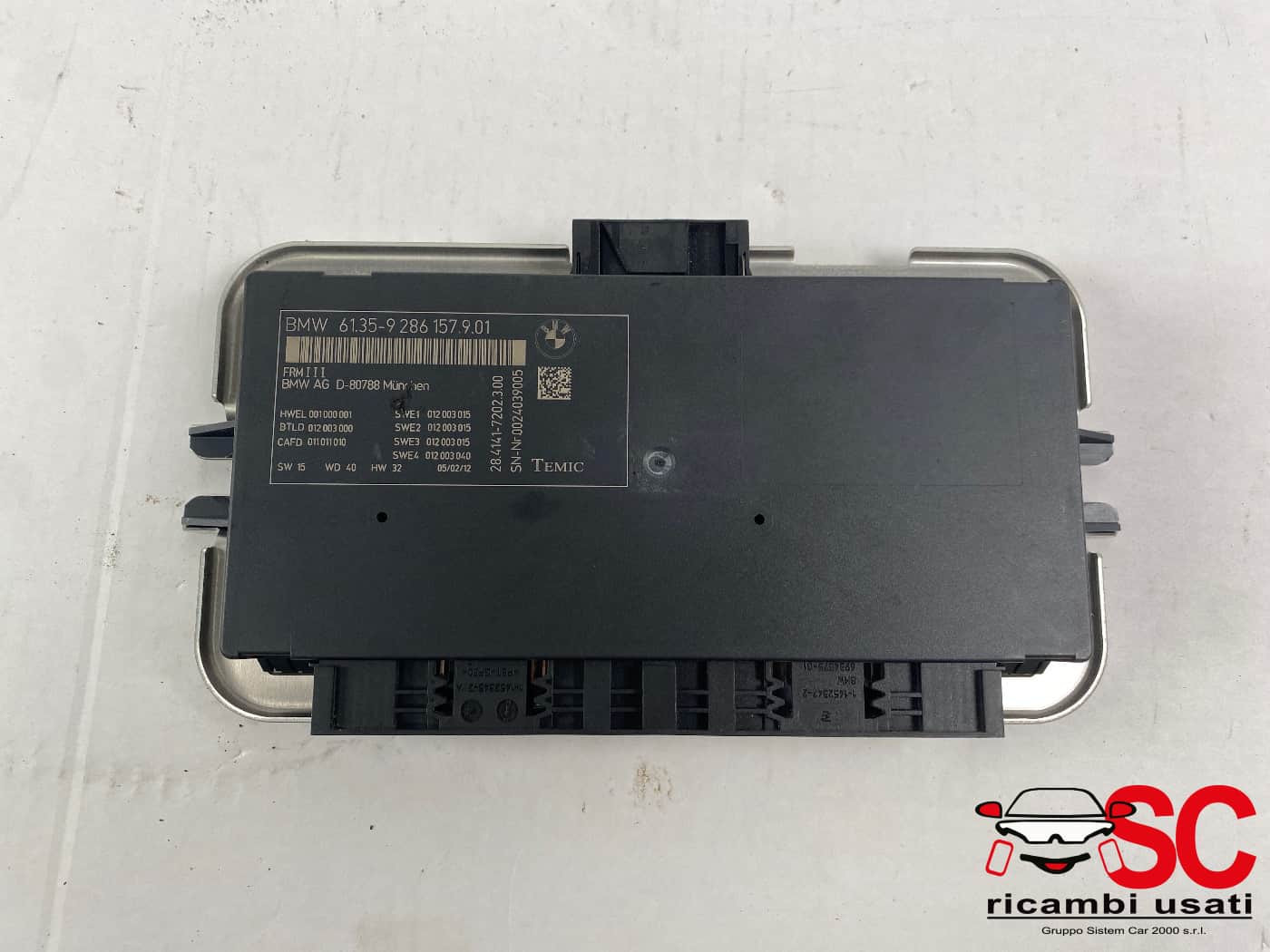 61359286157 CENTRALINA MODULO DI CONTROLLO BMW X3 2° Serie diesel