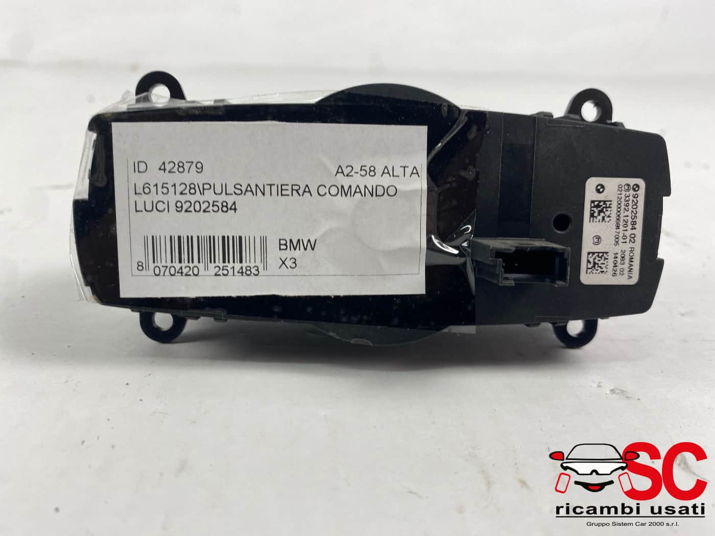 COMANDO LUCI BMW X3 2° Serie 9202584 (10>)