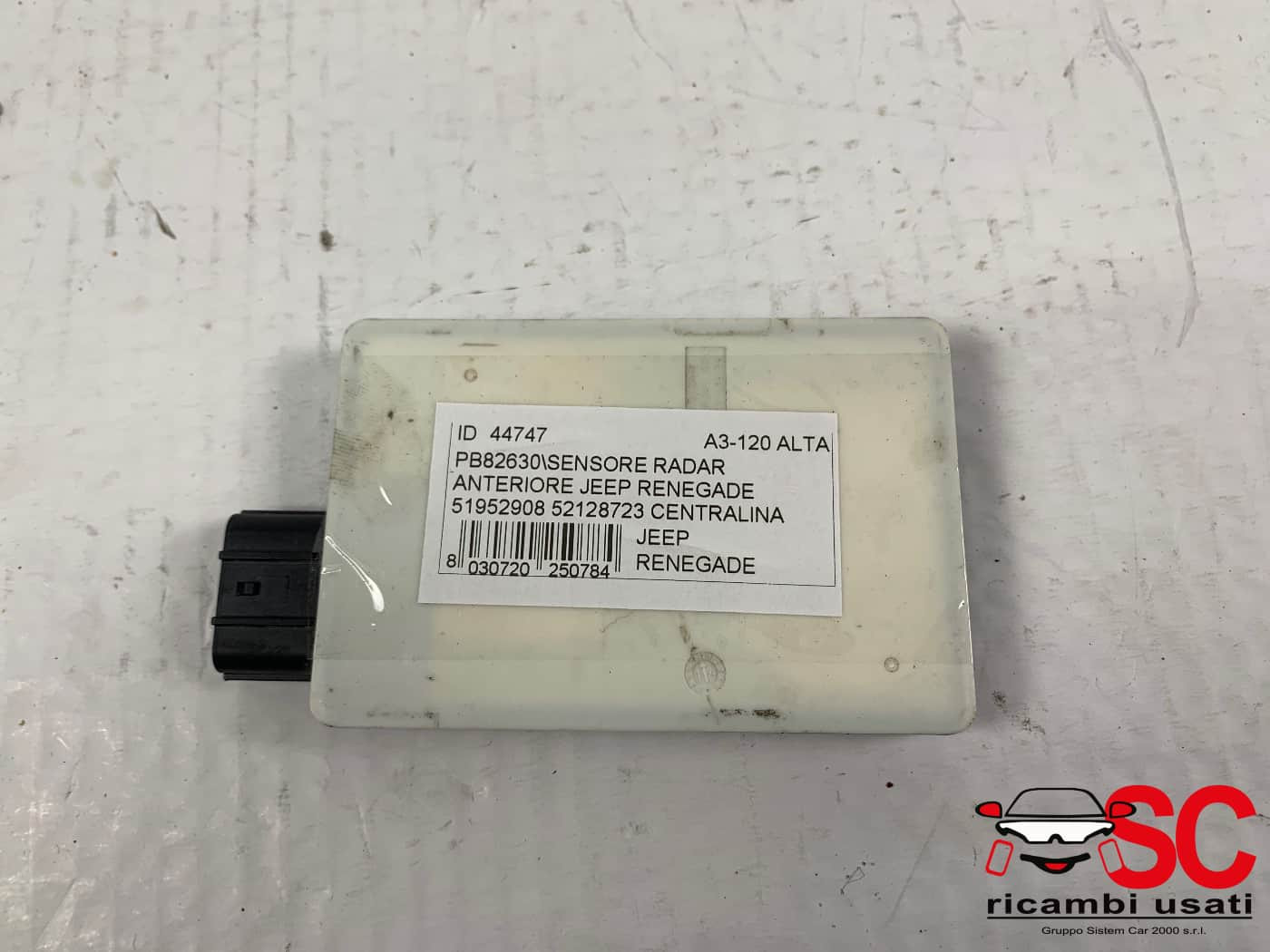 51952908 CENTRALINA RILEVATORE SPAZIATURA RADAR DI DISTANZA JEEP Renegade Serie diesel