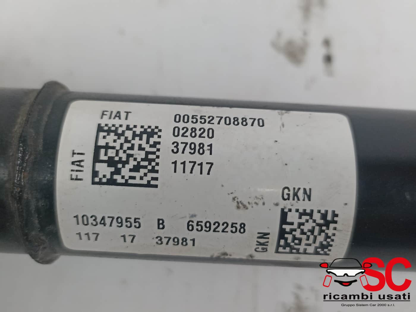 55270887 55270887 ALBERO DI TRASMISSIONE ALFA ROMEO Stelvio Serie (949_) diesel