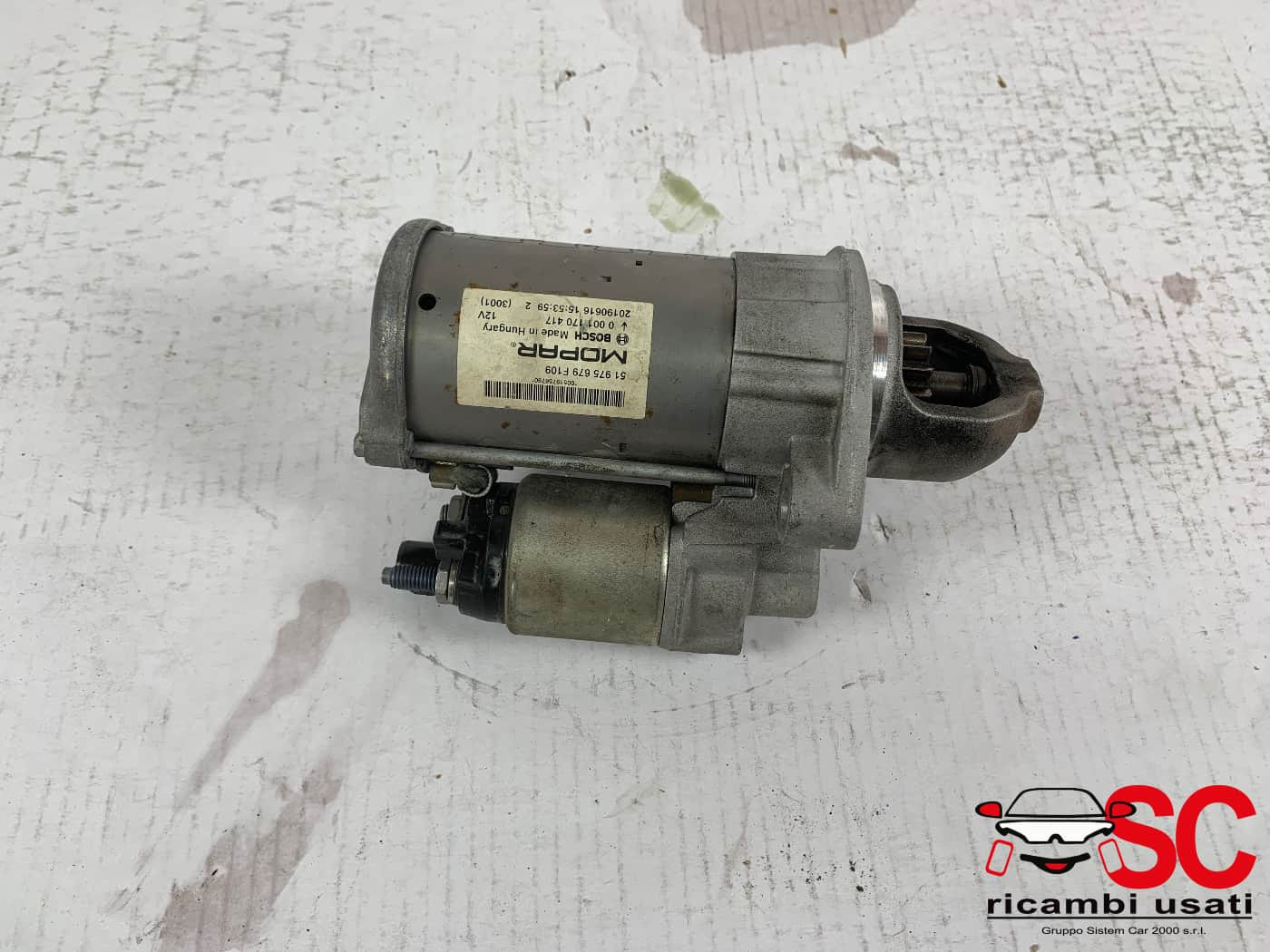 51975679 MOTORINO AVVIAMENTO FIAT 500 X Serie Benzina