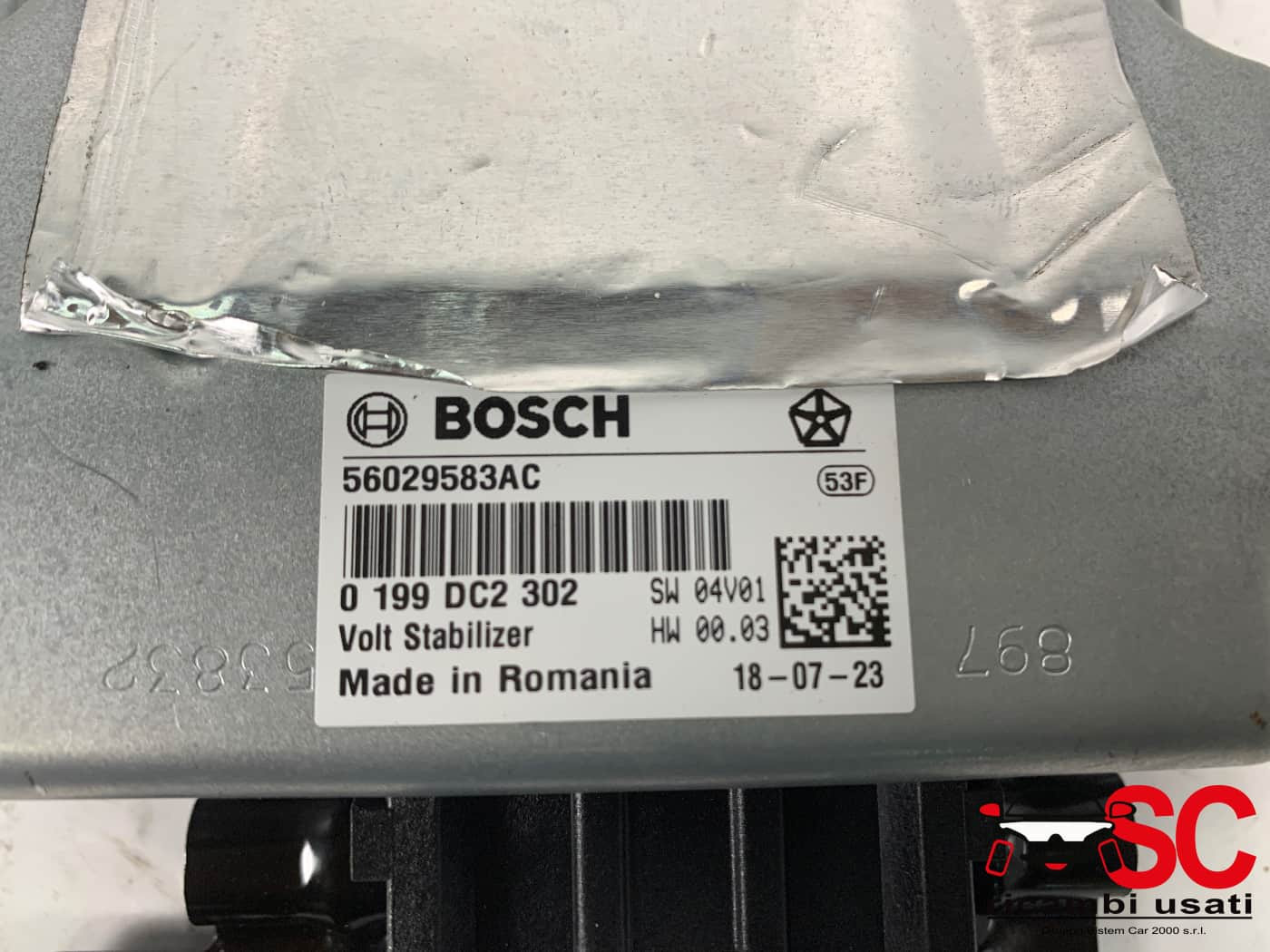 56029583AC 56029583AC CENTRALINA STABILIZZATORE DI TENSIONE JEEP Cherokee 6° Serie diesel