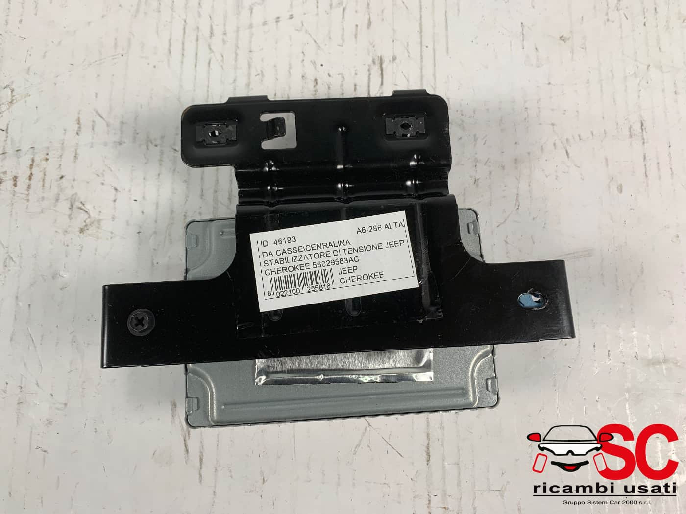 56029583AC 56029583AC CENTRALINA STABILIZZATORE DI TENSIONE JEEP Cherokee 6° Serie diesel