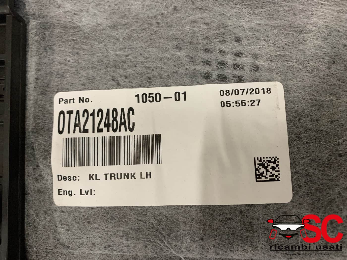 PANNELLO INTERNO BAGAGLIAIO JEEP Cherokee 6° Serie (13>)