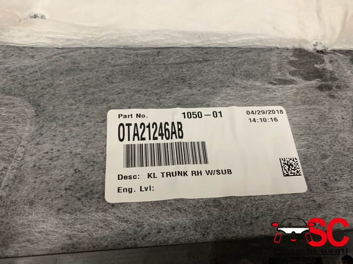 PANNELLO INTERNO BAGAGLIAIO JEEP Cherokee 6° Serie (13>)