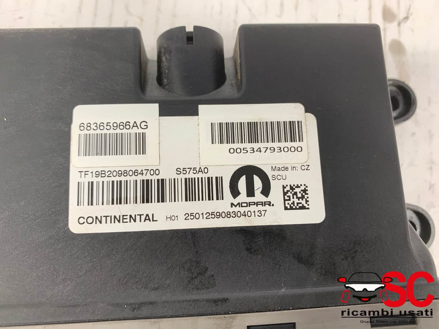 68365966AG 68365966AG CENTRALINA ADBLUE JEEP Cherokee 6° Serie diesel