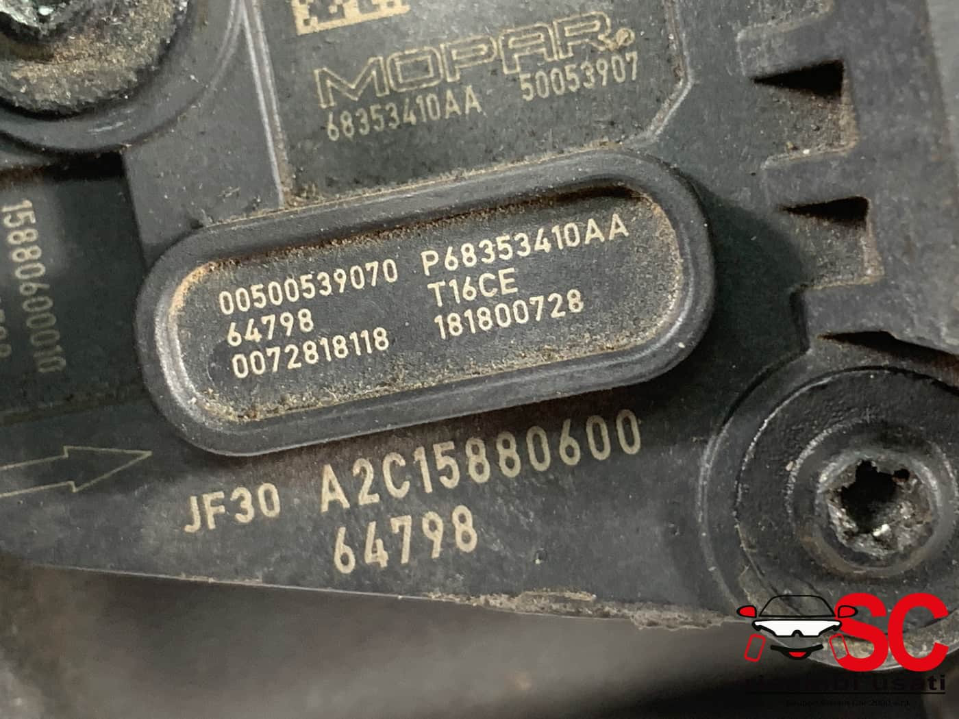 68285596AB 68285596AB BOX SCATOLA FILTRO ARIA JEEP Cherokee 6° Serie diesel