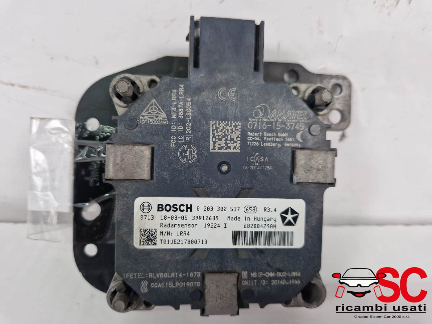 0203302517 0203302517 CENTRALINA SENSORE RADAR ANTICOLLISIONE JEEP Cherokee 6° Serie diesel