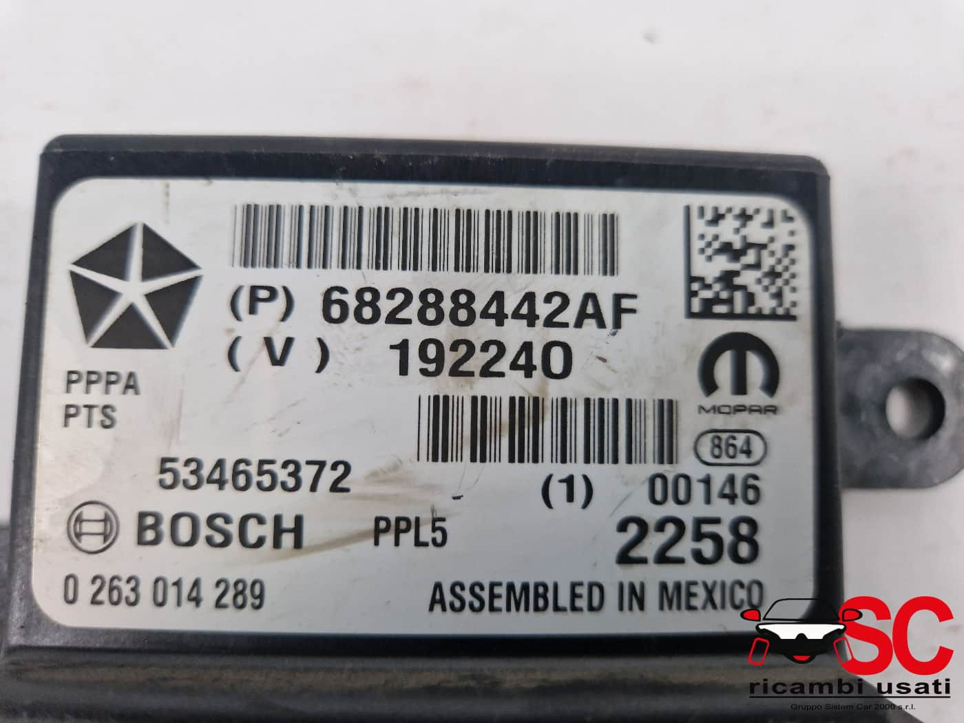 CENTRALINA SENSORI DI PARCHEGGIO JEEP Cherokee 6° Serie 68288442AF (13>)