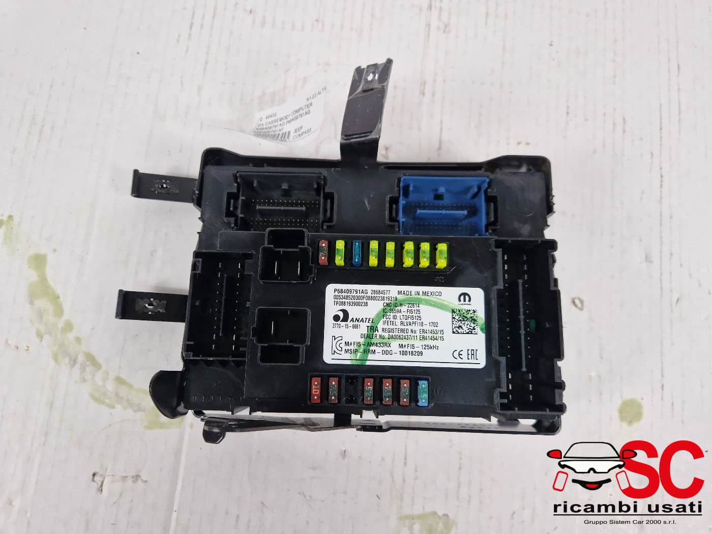 BODY COMPUTER JEEP Compass Serie P68409791AG (16>)