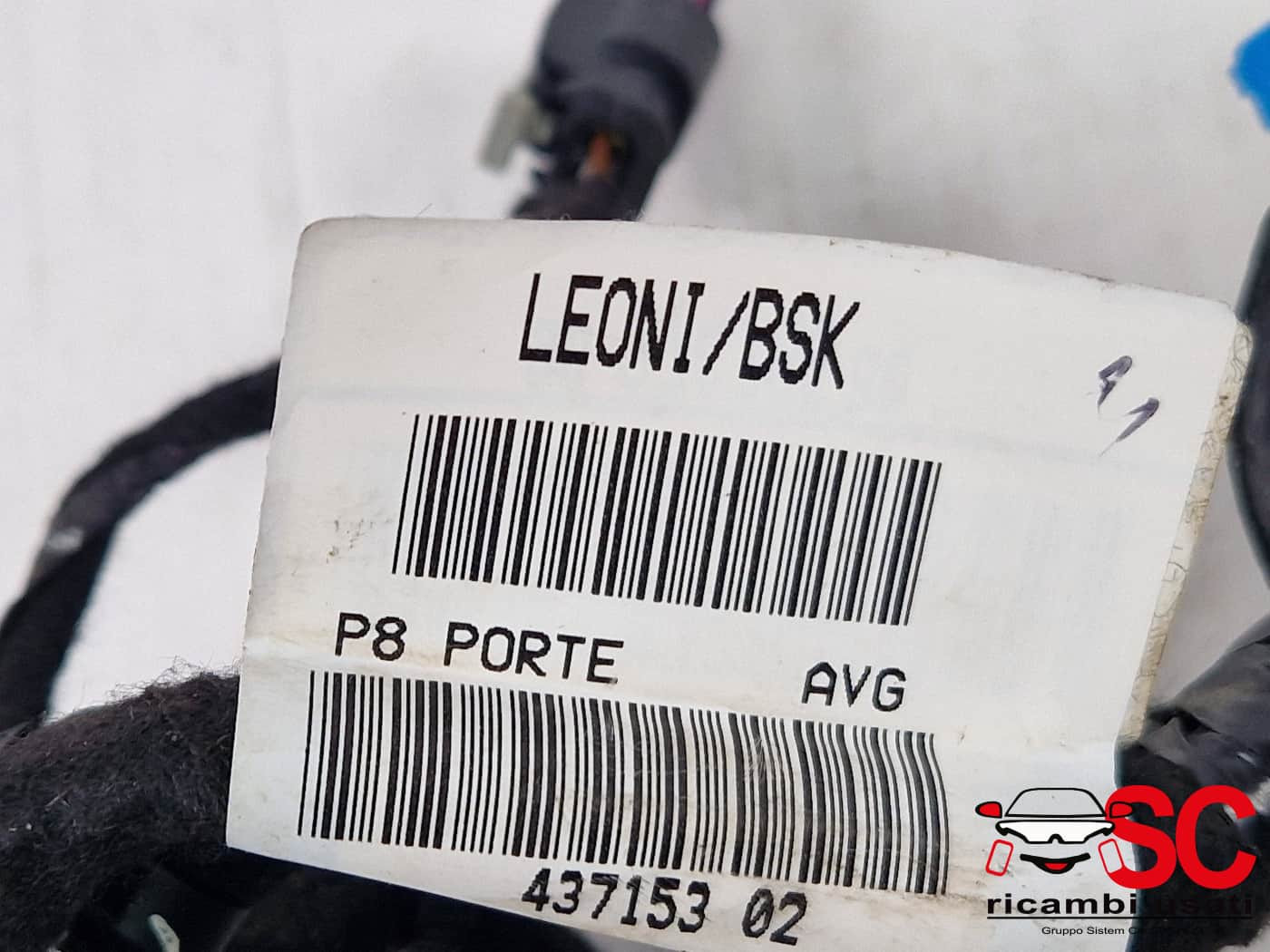 CABLAGGIO PORTA ANTERIORE SINISTRA PEUGEOT 3008 Serie 9837476580 (24>)