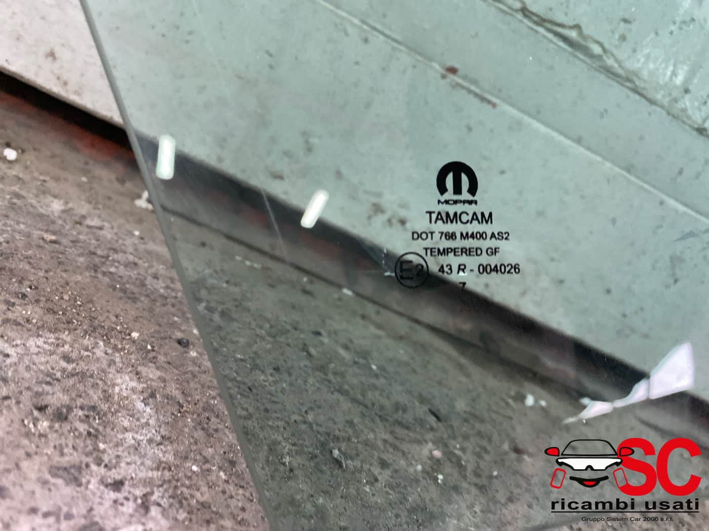VETRO SCENDENTE ANTERIORE DESTRO FIAT Tipo Serie (357) Berlina (16>20)