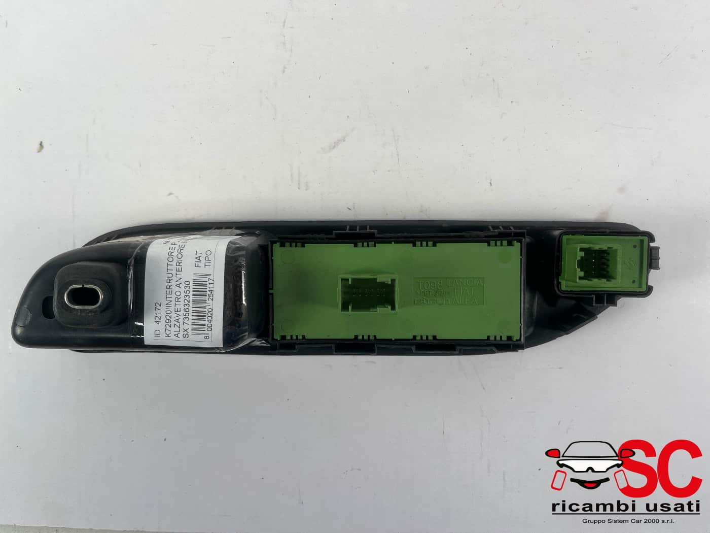 7356323530 7356323530 PULSANTE ALZAVETRO ANTERIORE DX FIAT Tipo Serie (357) Berlina diesel