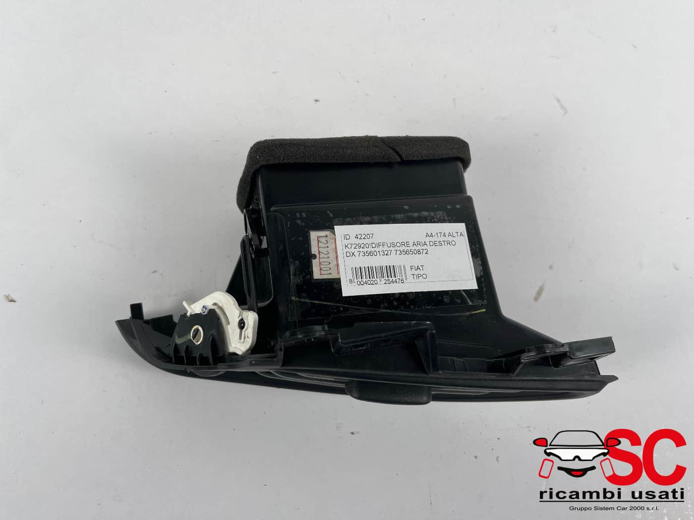 BOCCHETTA ARIA CRUSCOTTO DX FIAT Tipo Serie (357) Berlina 735650872 (16>20)