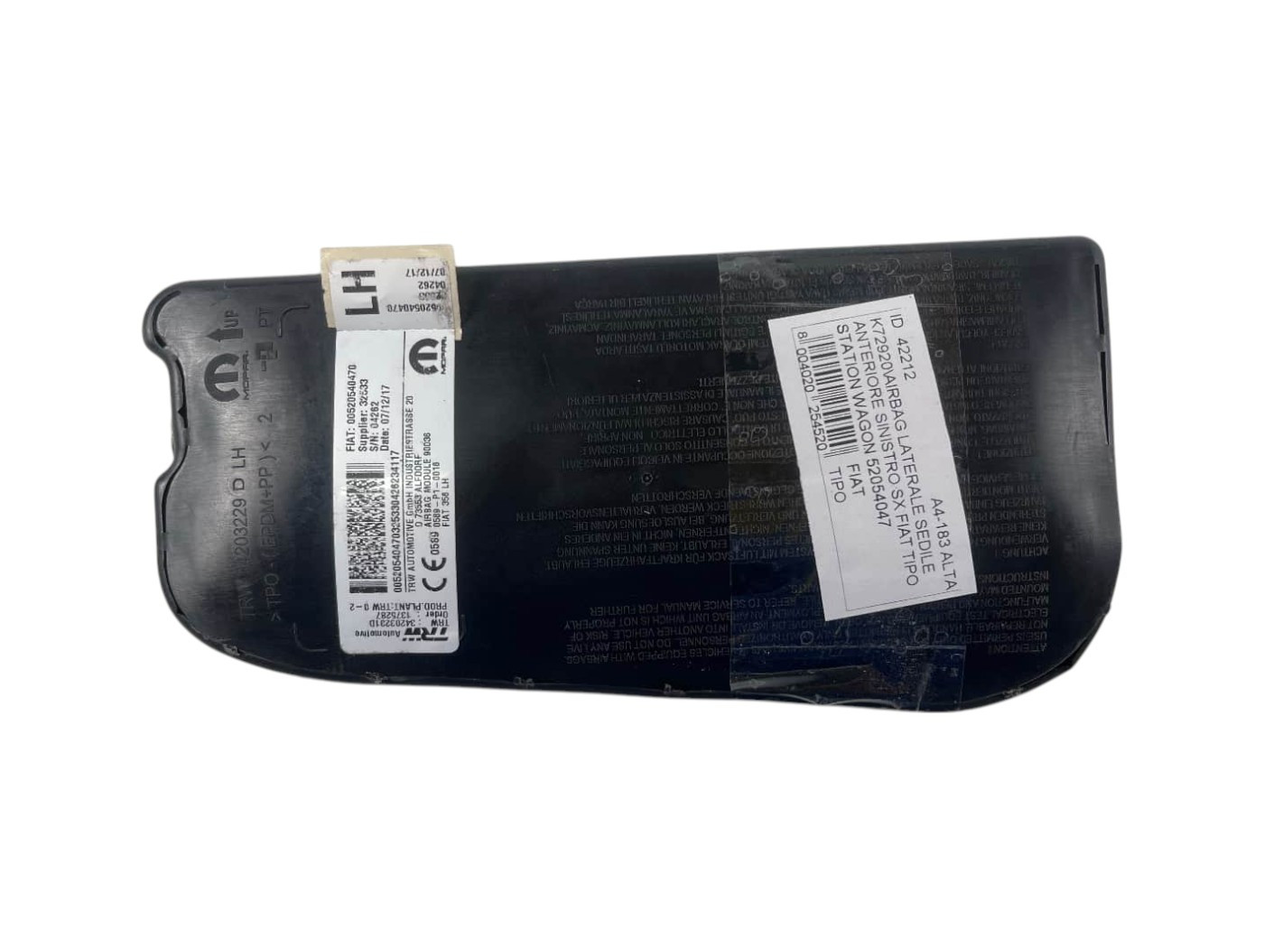AIRBAG SEDILE SINISTRO FIAT Tipo Serie (356_) Station Wagon 52054047 (16>)