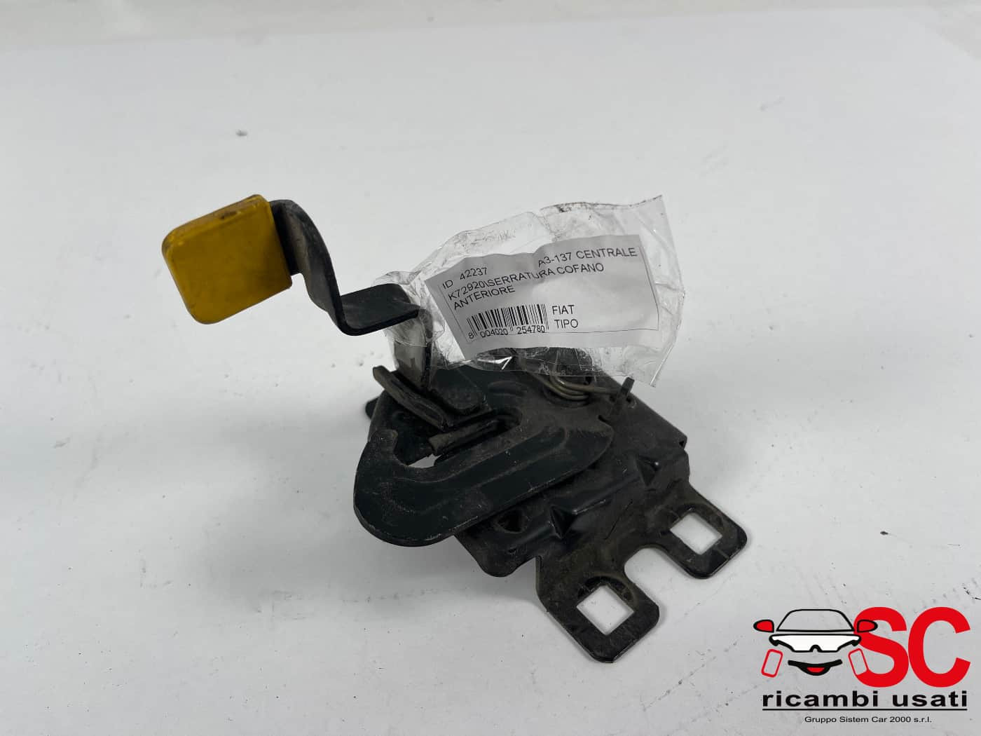 SERRATURA COFANO ANTERIORE FIAT Tipo Serie (357) Berlina (16>20)