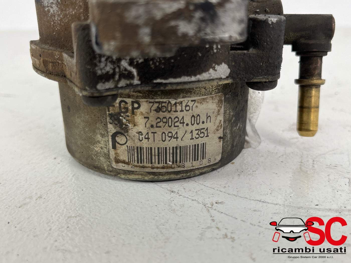 73501167 73501167 DEPRESSORE FRENI POMPA A VUOTO FIAT Doblo Serie Restyling diesel