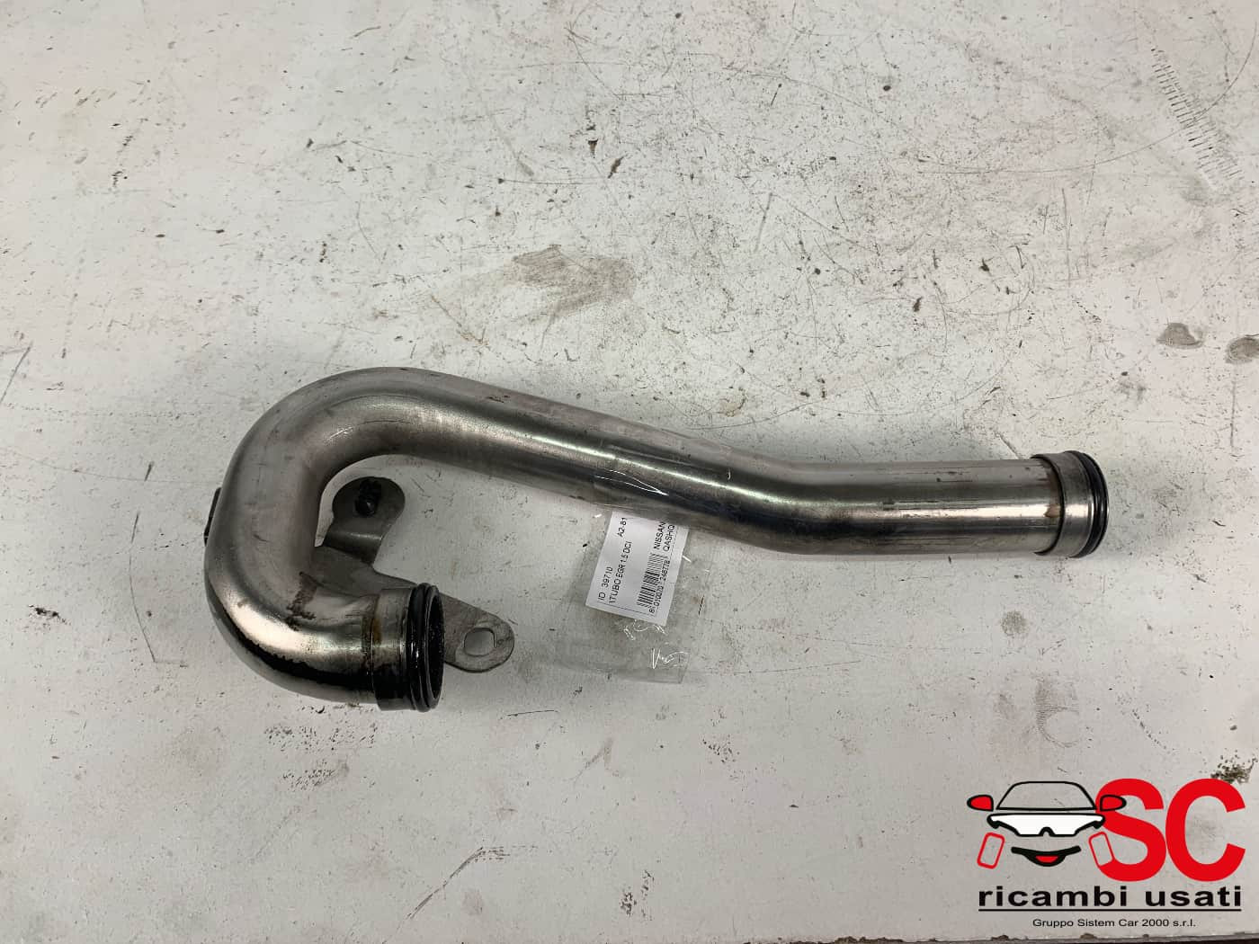 TUBO VALVOLA EGR NISSAN Qashqai 2° Serie diesel