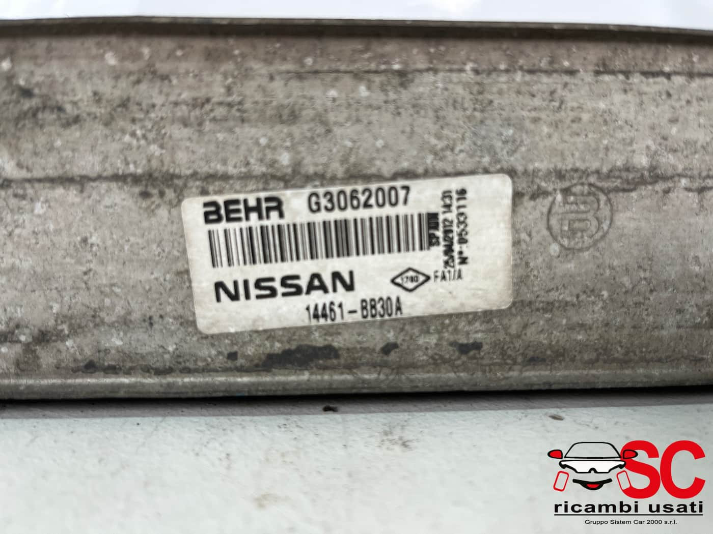 14461BB30A 14461BB30A INTERCOOLER NISSAN Qashqai 2° Serie diesel
