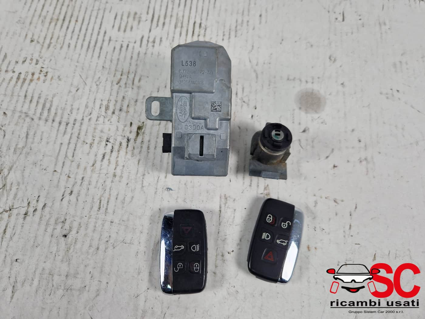 BJ323K772AD BJ323K772AD BLOCCHETTO ACCENSIONE CON CHIAVE PIU LAND ROVER Range Rover Evoque 1° Serie diesel