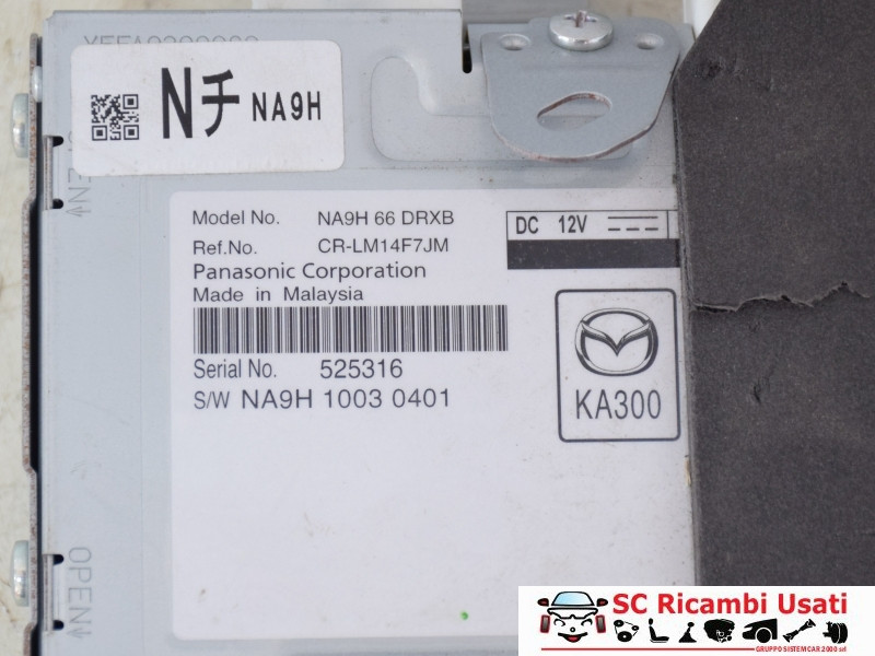 CENTRALINA DI DERIVAZIONE AUTORADIO FIAT 124 Spider Serie (348) NA9H66DRXB (16>)