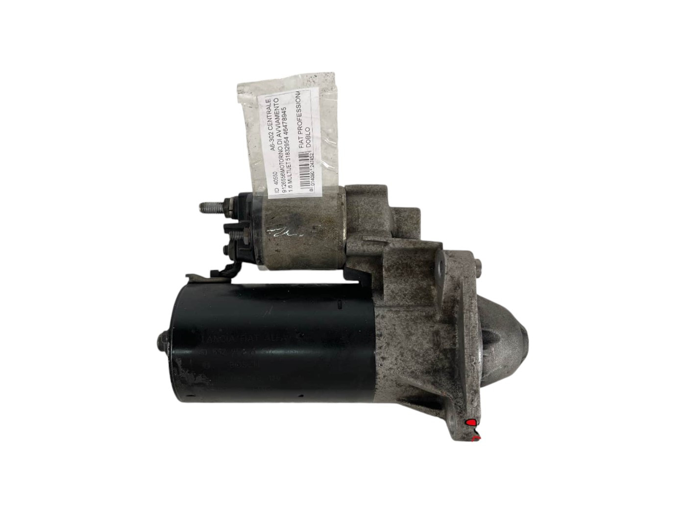 51832954 51832954 MOTORINO D' AVVIAMENTO FIAT Doblo Serie diesel