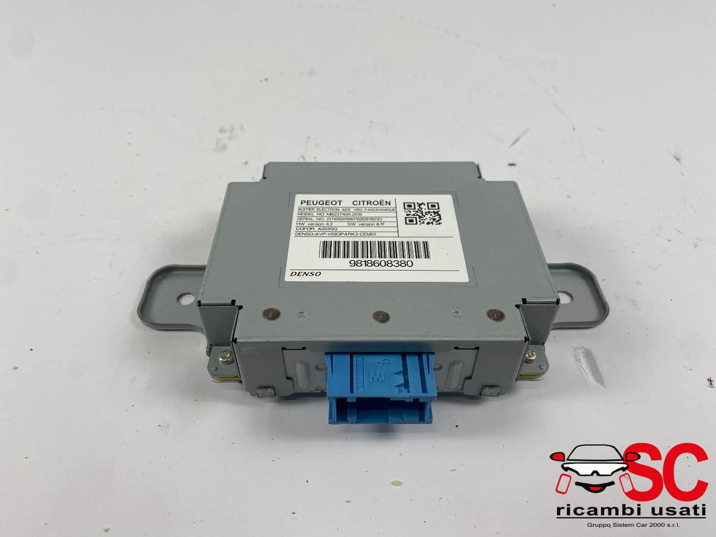 9818608380 9818608380 CENTRALINA MODULO DI CONTROLLO PEUGEOT 3008 Serie diesel