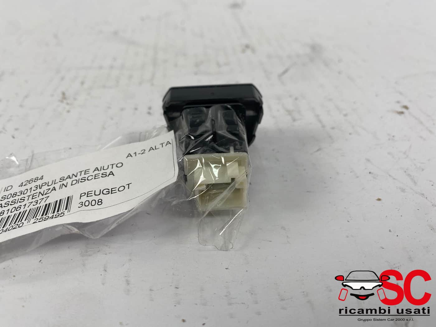 PULSANTE PEUGEOT 3008 Serie 9810617377 (16>23)