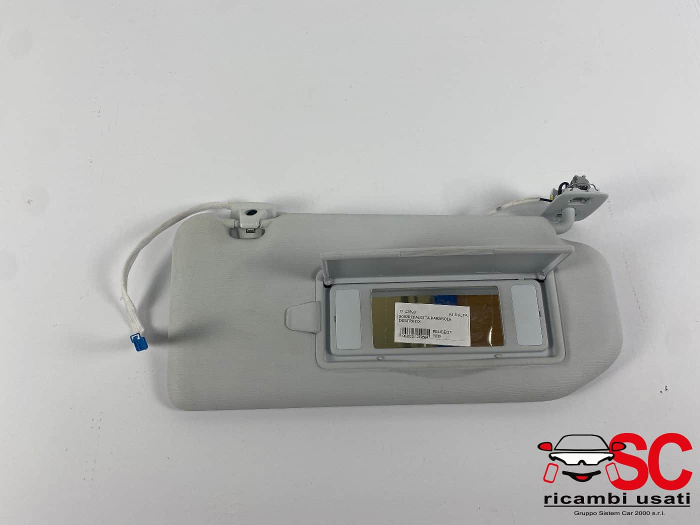 PARASOLE ALETTA LATO PASSEGGERO PEUGEOT 3008 Serie (16>23)