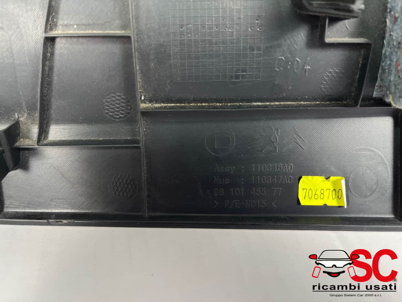 RIVESTIMENTO CRUSCOTTO PEUGEOT 3008 Serie 9810145577 (16>23)
