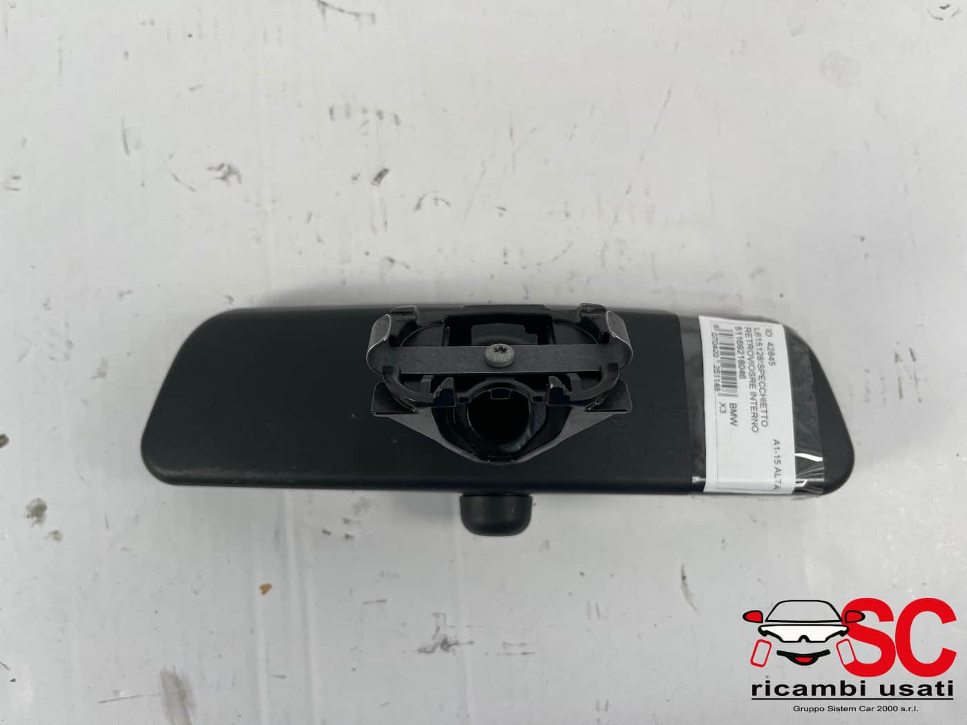 SPECCHIETTO RETROVISORE INTERNO BMW X3 2° Serie 51169218046 (10>)