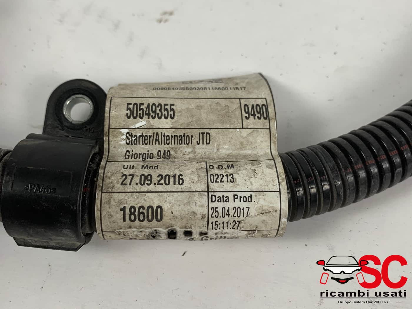 50549355 CABLAGGIO ALFA ROMEO Stelvio Serie (949_) diesel