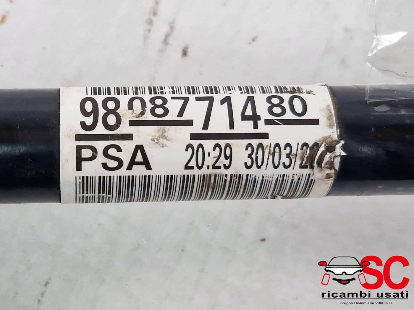 SEMIASSE ANTERIORE SINISTRO PEUGEOT 3008 Serie 9808771480 (24>)