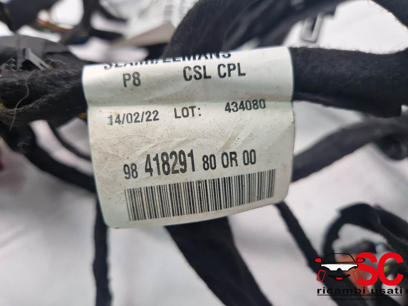 CABLAGGIO ELETTRICO CRUSCOTTO PEUGEOT 3008 Serie 9817272880 (24>)