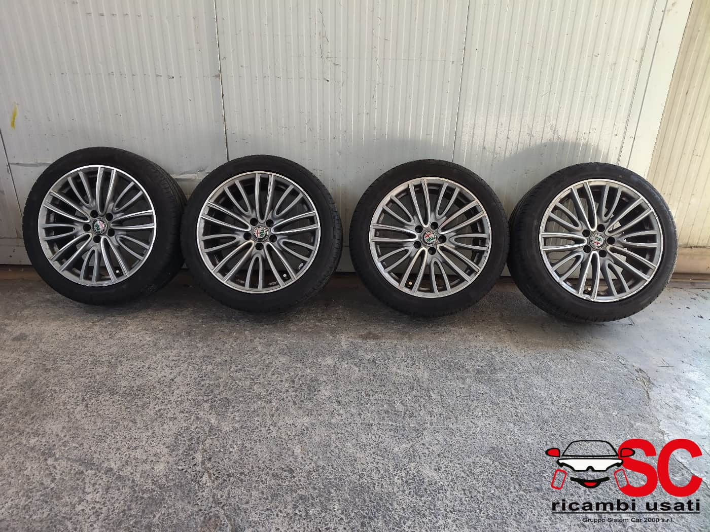 4 CERCHI IN LEGA ALFA ROMEO Giulia Serie (952_) 156107471 (16>)