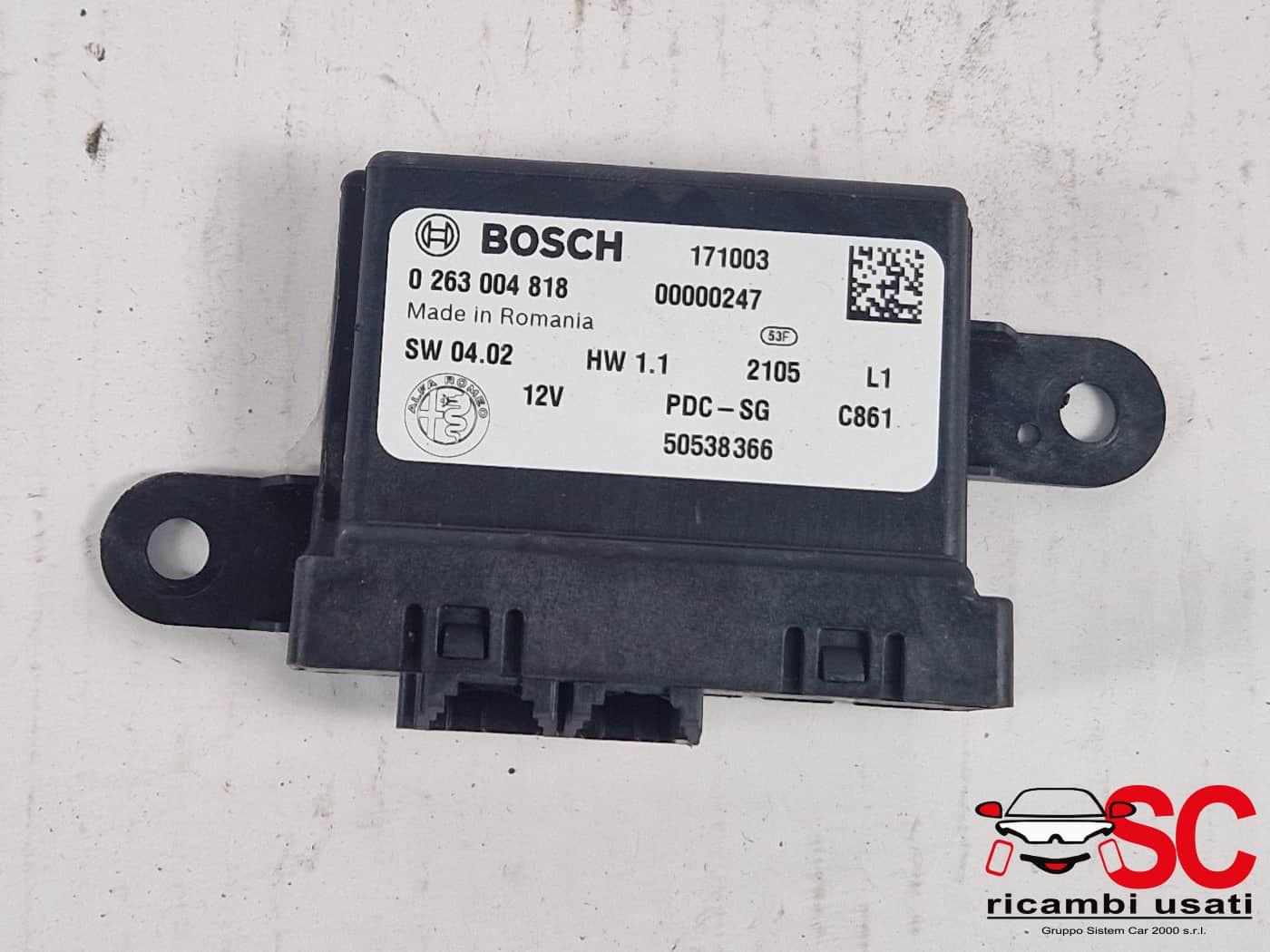 CENTRALINA SENSORI DI PARCHEGGIO ALFA ROMEO Giulia Serie (952_) 50538366 (16>)