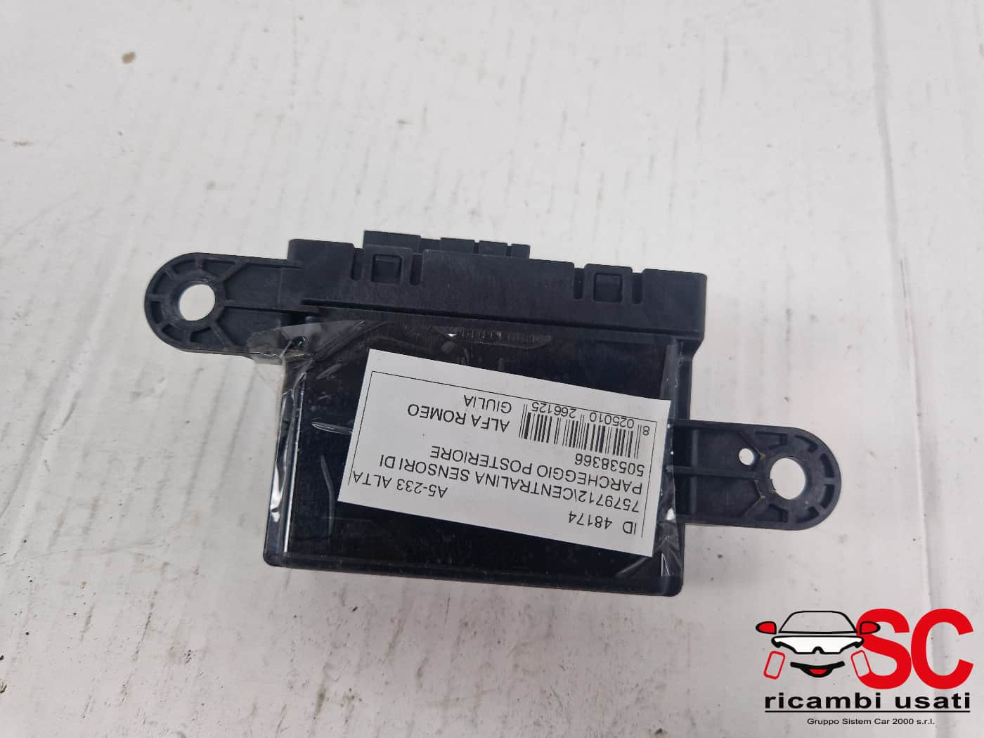 CENTRALINA SENSORI DI PARCHEGGIO ALFA ROMEO Giulia Serie (952_) 50538366 (16>)