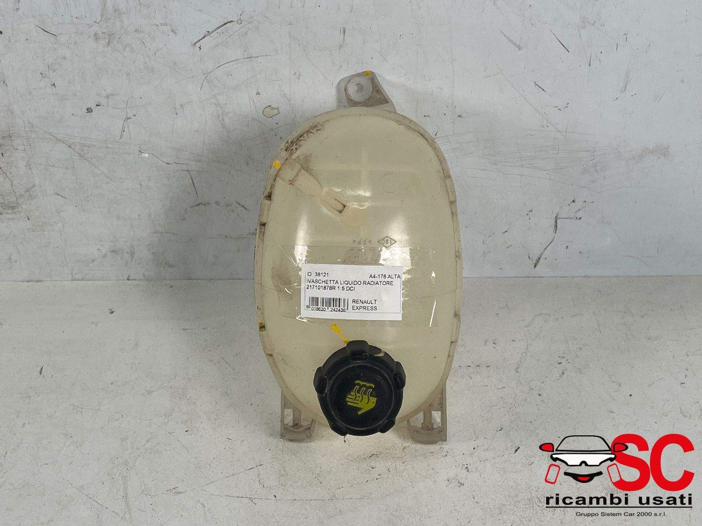 217101878R VASCHETTA LIQUIDO RADIATORE RENAULT Express Serie diesel