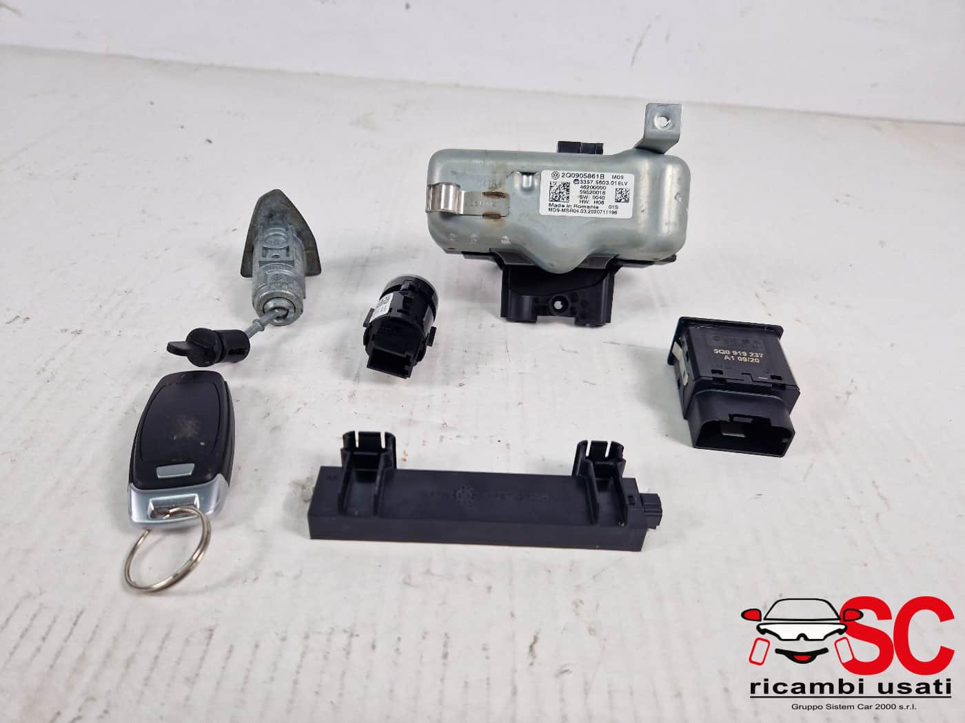 2Q0905861B BLOCCHETTO ACCENSIONE CON CHIAVE PIU AUDI A3 Sportback (8YA) benzina