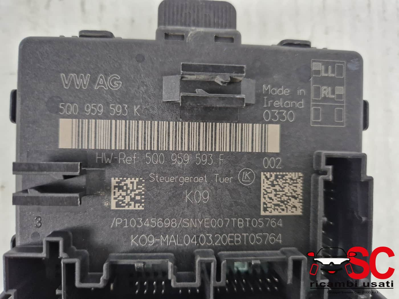 CENTRALINA PORTA SX GUIDA AUDI A3 Sportback (8YA) 5Q0959593F (19>)
