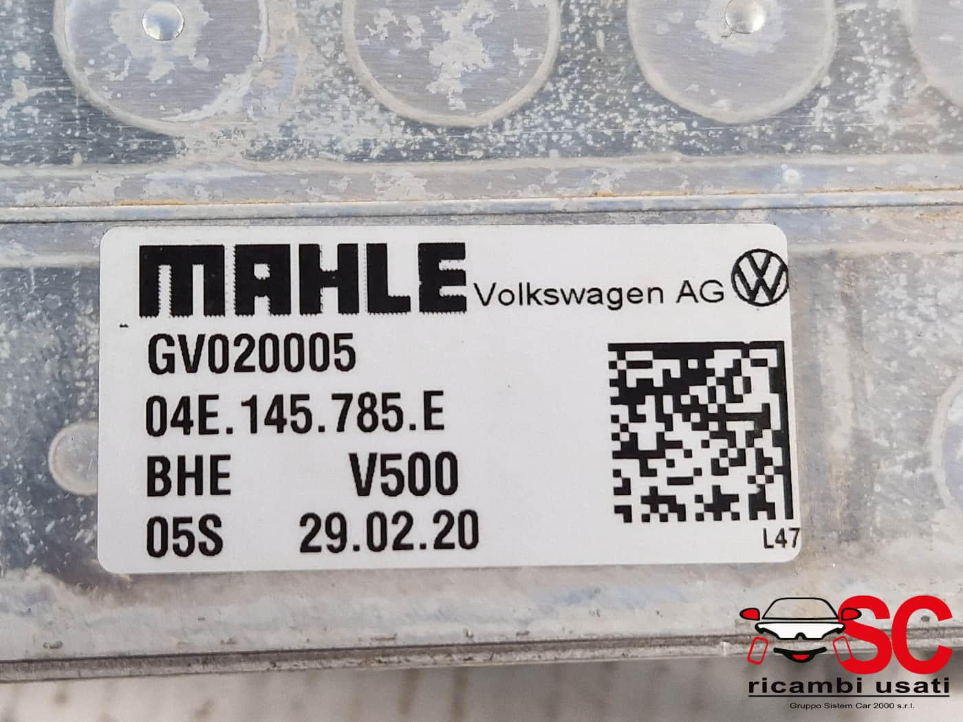 INTERCOOLER AUDI A3 Sportback (8YA) 04E145785E diesel (19>)