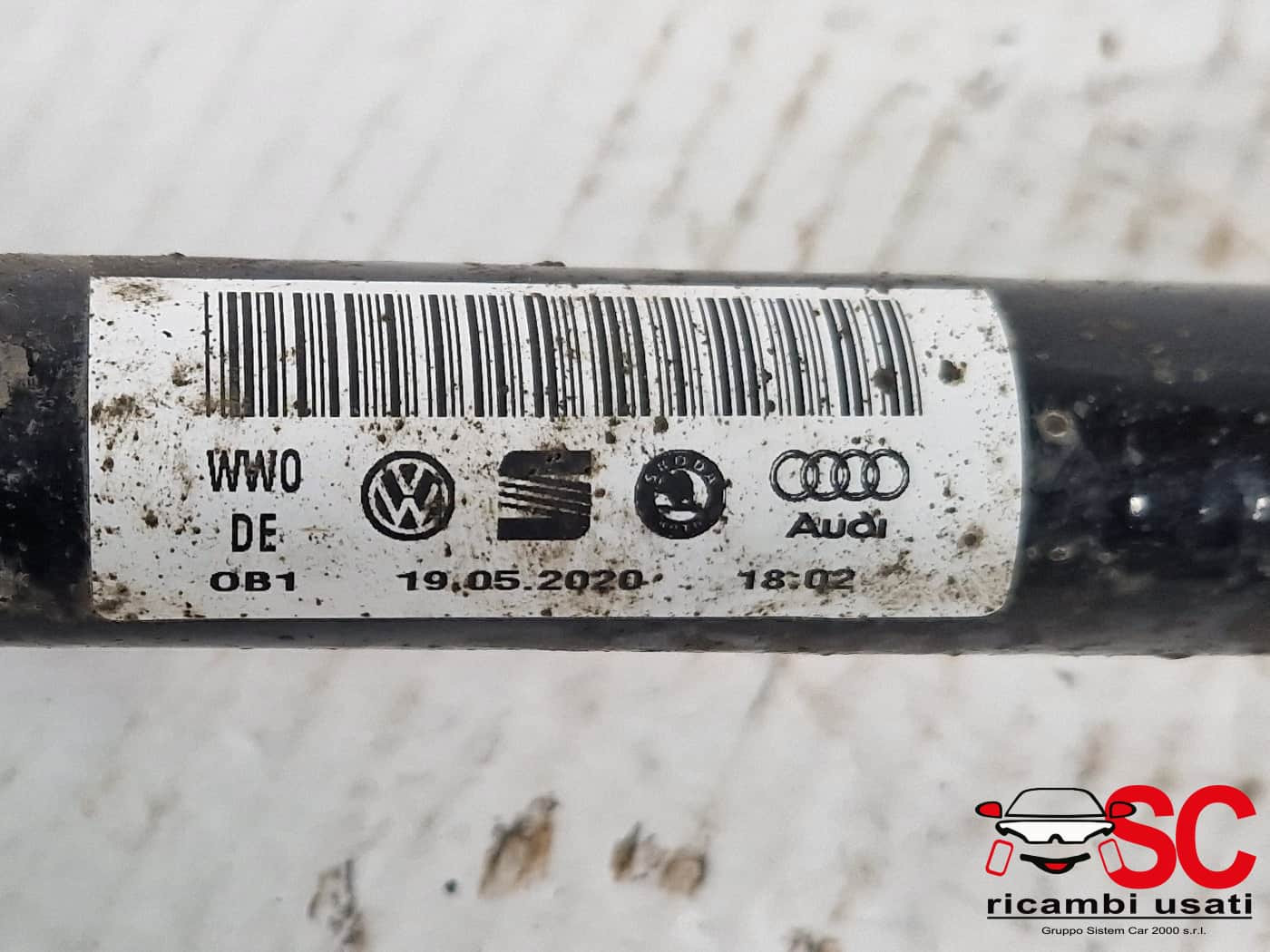 SEMIASSE ANTERIORE SINISTRO AUDI A3 Sportback (8YA) 5WA407271G (19>)