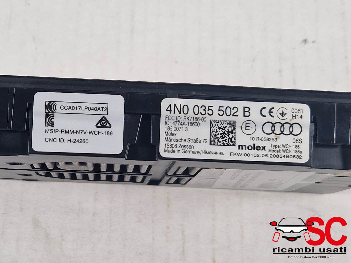 SISTEMA DI RICARICA WIRELESS AUDI A3 Sportback (8YA) 4N0035502B diesel (19>)